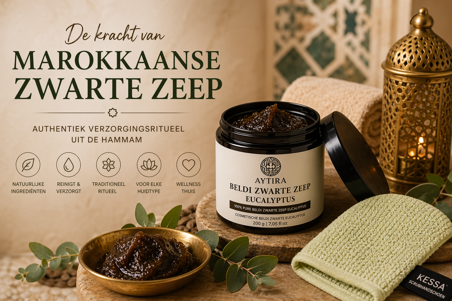 Wat is Marokkaanse zwarte zeep (Beldi zeep)? Alles wat je moet weten