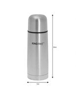 Kinghoff 4051 - Bouteille isotherme 0,33L - Acier inoxydable - Gris