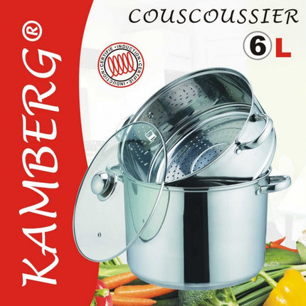 Couscoussier 3 en 1 - Acier inoxydable