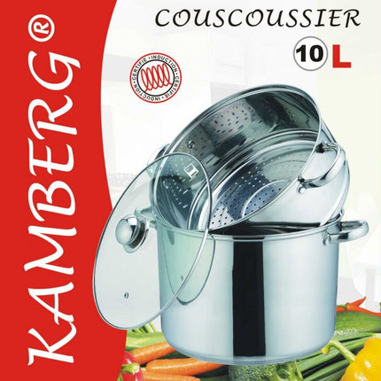 Couscoussier 3 en 1 - Acier inoxydable