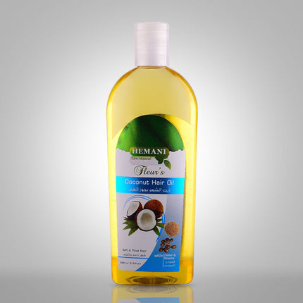 Huile capillaire de coco