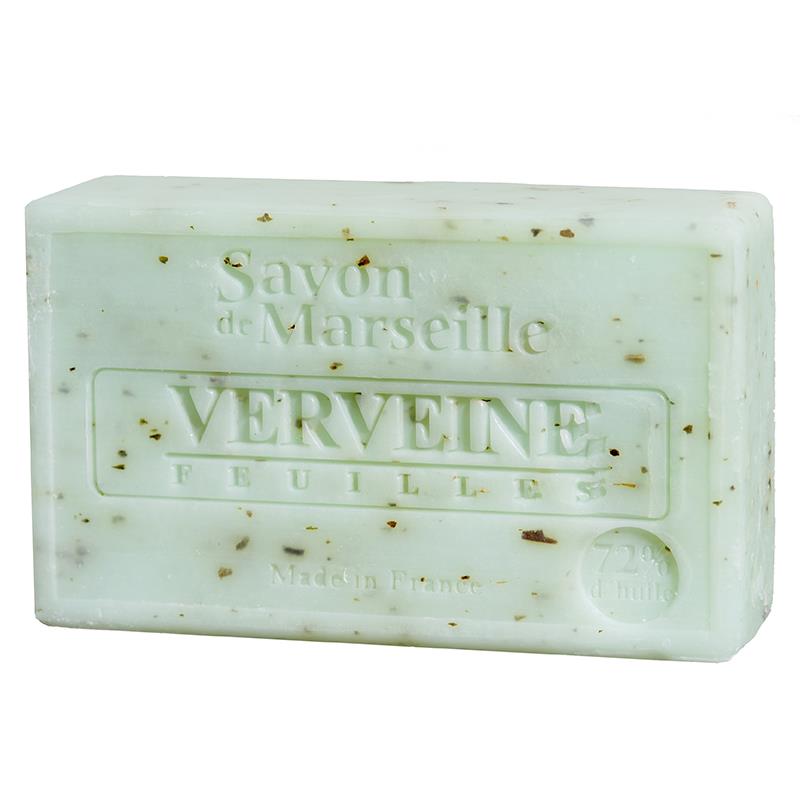 Natural Marseille soap Verbena leaves