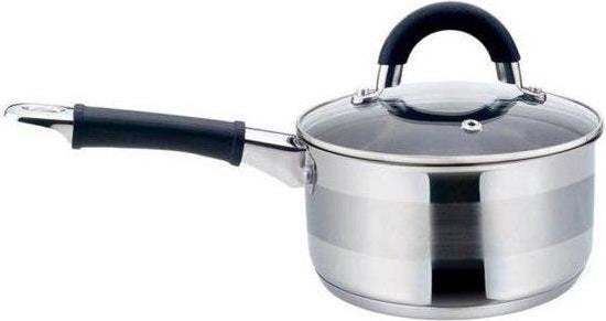 Kinghoff - casserole avec couvercle - acier inoxydable - 0,5 litre - Ø12 cm