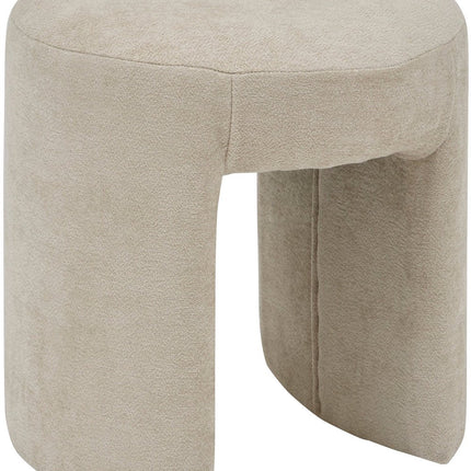 Atmosphera Jin Pouf - Ø38cm - Beige
