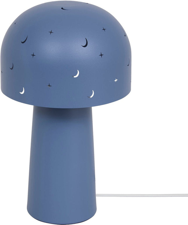 Atmosphera Kids Lampe de chevet champignon étoilé - Ø16xH27cm - Bleu