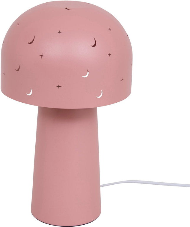 Atmosphera Kids Lampe de Chevet Champignon Étoilé - Ø16xH27cm - Rose