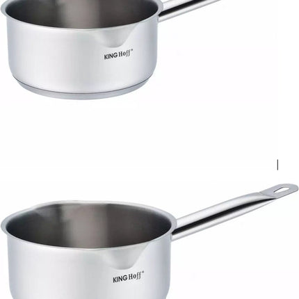 2 x Casserole Kinghoff Ø16 cm et Ø18 cm - 1,5 et 2,1 litres