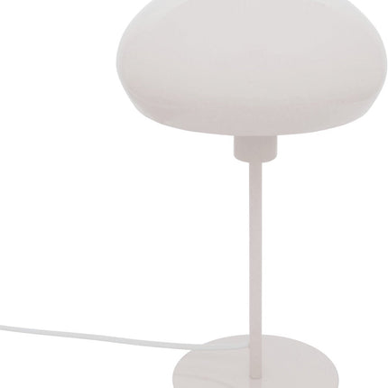 Atmosphera Savio Lampe de table champignon - Ø22xH38cm - Blanc