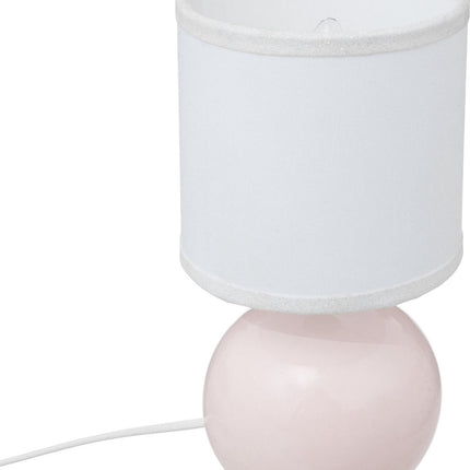 Lampe de table Atmosphera Kids Timéo sphérique Ø13x25cm - E14 non incluse - Rose