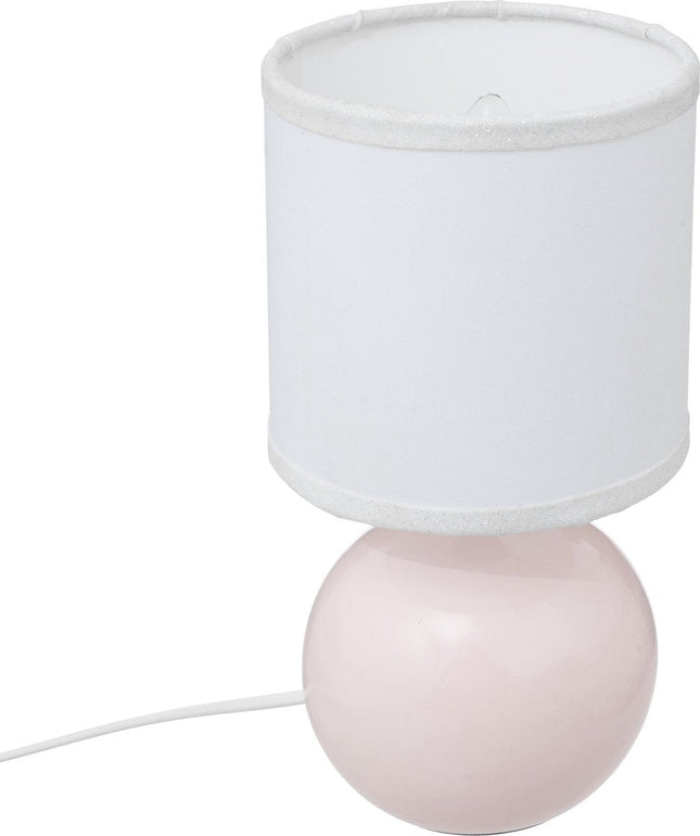 Lampe de table Atmosphera Kids Timéo sphérique Ø13x25cm - E14 non incluse - Rose