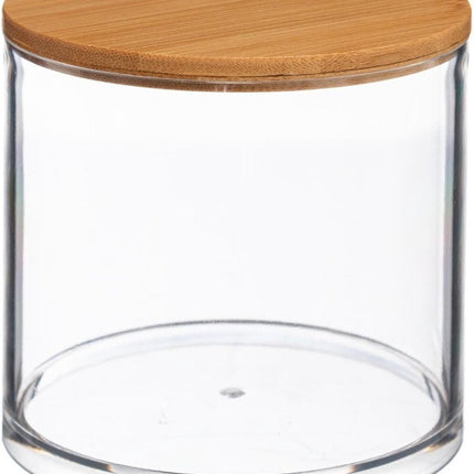 5Five Boîte de rangement ronde couvercle bambou - Selena