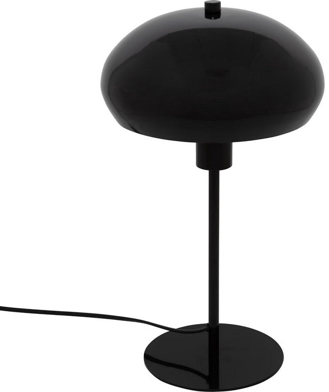 Lampe de table champignon Atmosphera Savio - Ø22xH38cm - Noir