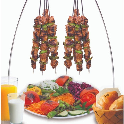 Jeu de 2 porte-brochettes avec 10 brochettes