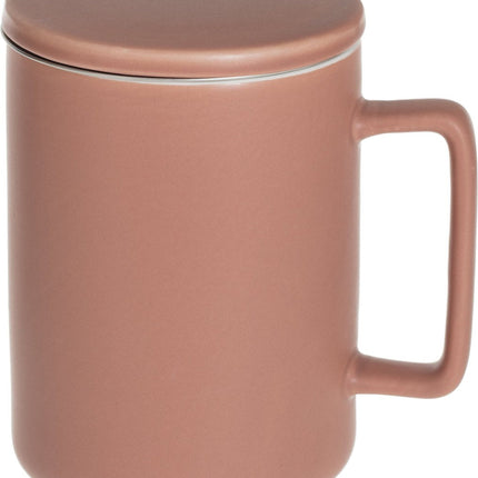 5Five Lisa Mug à thé avec filtre - Tasse à thé - 40CL - Terre cuite