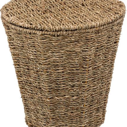 5Five Panier rond en osier avec couvercle 9 litres