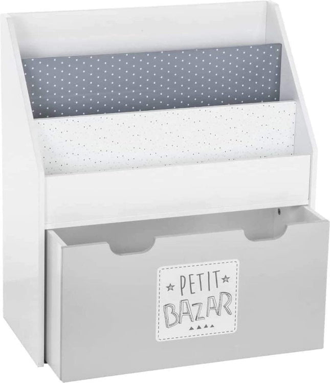 Bibliothèque avec casier de rangement pour enfants
