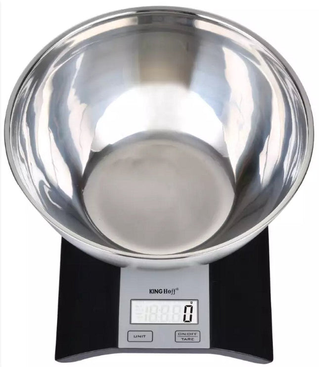 Balance de Cuisine Digitale Kinghoff KH1828 avec Bol - 2L - max 5KG -