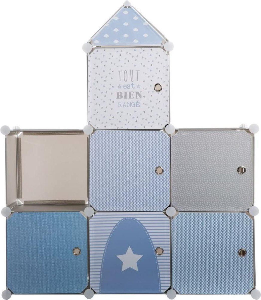 Atmosphera Créateur d'intérieur - Storage Cabinet – Castle – Blue