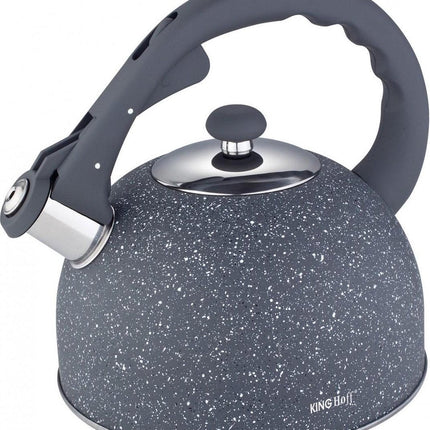 Kinghoff 1408 Bouilloire - 2,6 L - Inox - Toutes sources de chaleur