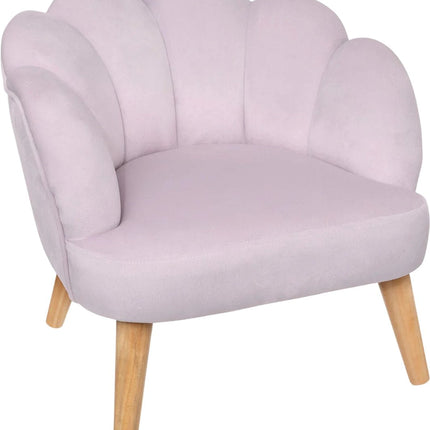 Atmosphera Kids Fauteuil Enfant Sirène - 44x43x46cm - Lilas