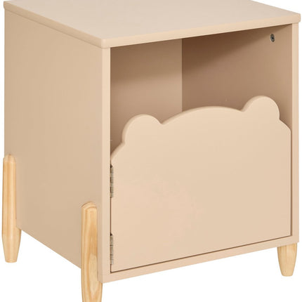 Atmosphera Chevet avec porte - 36x33x40cm - Beige