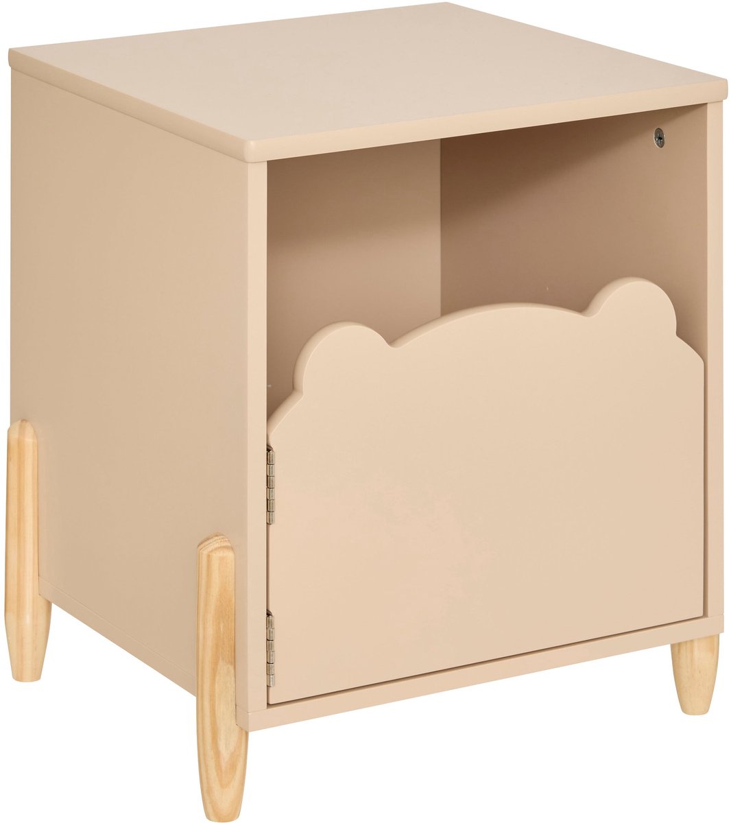 Atmosphera Nachtkastje met deur - 36x33x40cm - Beige