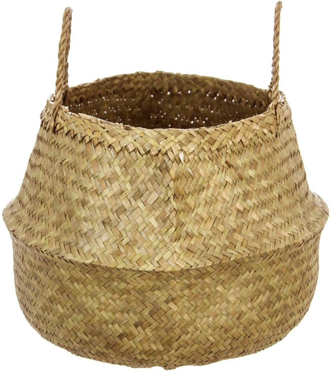 Atmosphera wicker storage basket natural - Flower pot - Seagrass