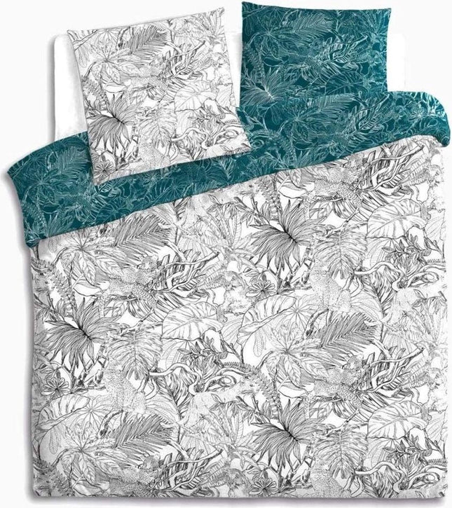 Atmosphera - Parure de lit - 240x260cm - Coton - Vert