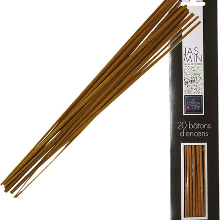 Atmosphera Bâtonnets d'encens au Jasmin - pack économique - 20x bâtonnets - 25cm - Relaxant - Apaisant