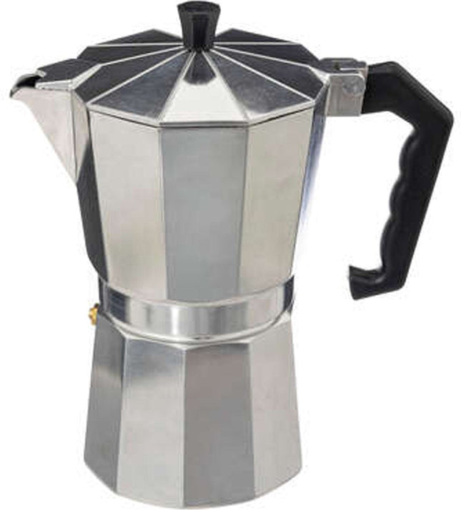 5Five Percolateur cafetière italienne - Aluminium - argent - 450 ml - Cafetière