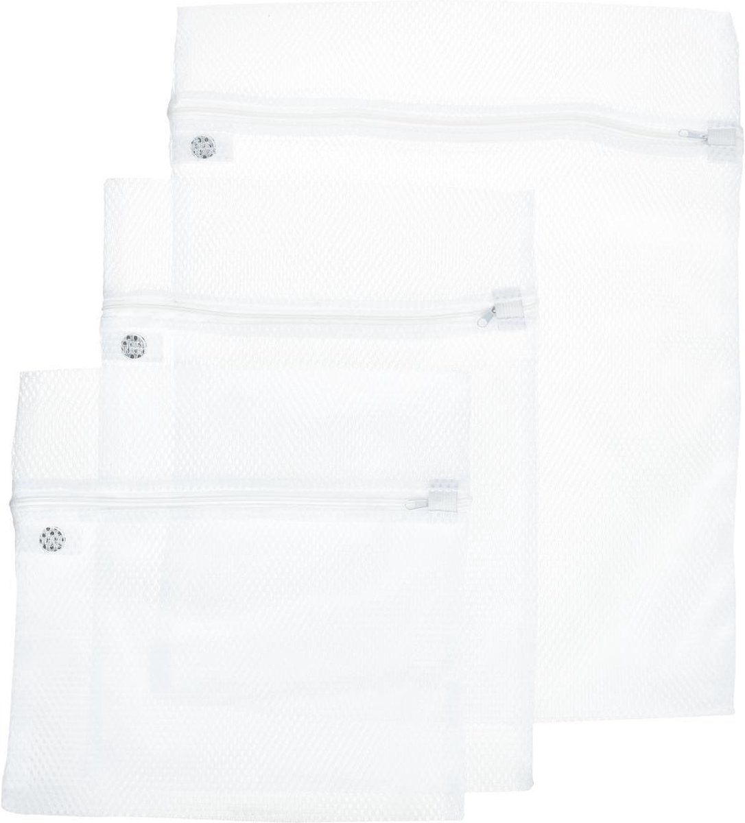 5Five Set of 3x laundry bags / laundry nets - white - in 3 sizes - Laundry bags - Bra bags