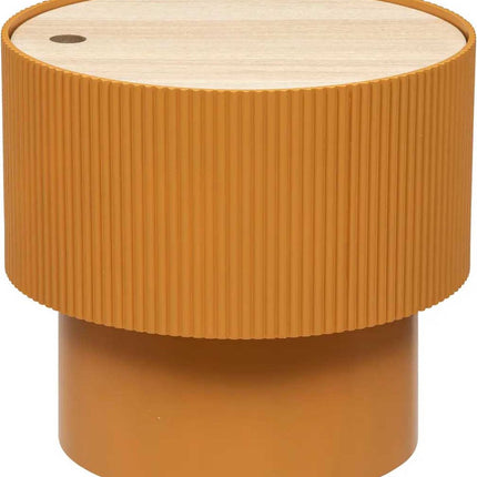 Salontafel met opbergruimte ENOLA, rond, Ø 38,5 cm