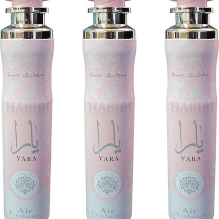 Lattafa-Désodorisant-Yara-3 PIÈCES-300ml