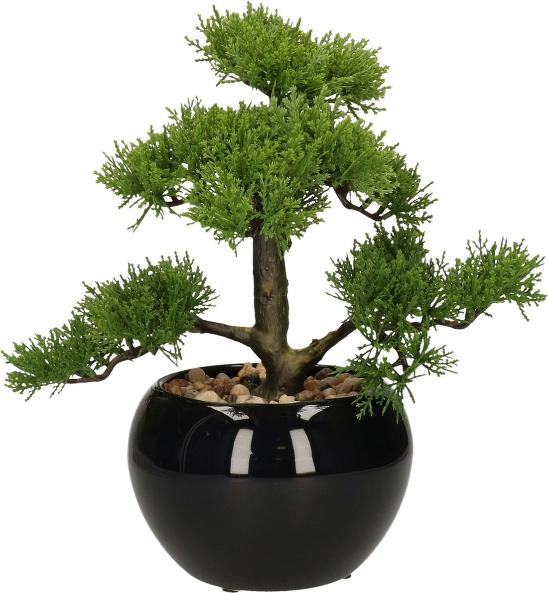 Atmosphera bonsai kunstboom in keramische pot – nepplant van 36 cm