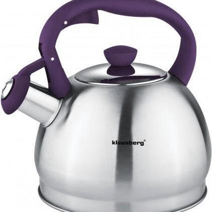 Klausberg KB-7043  fluitketel - 1,8L - rvs - alle warmtebronnen - Paars