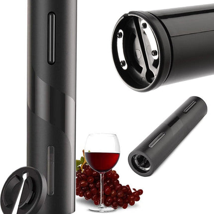 Elektrische Kurkentrekker Wijn- Wijn Accessoires- Wijn opener-Zwart