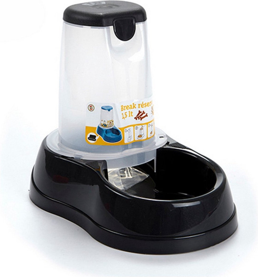 Stefanplast Plastic Pet Bowl 1.5 L