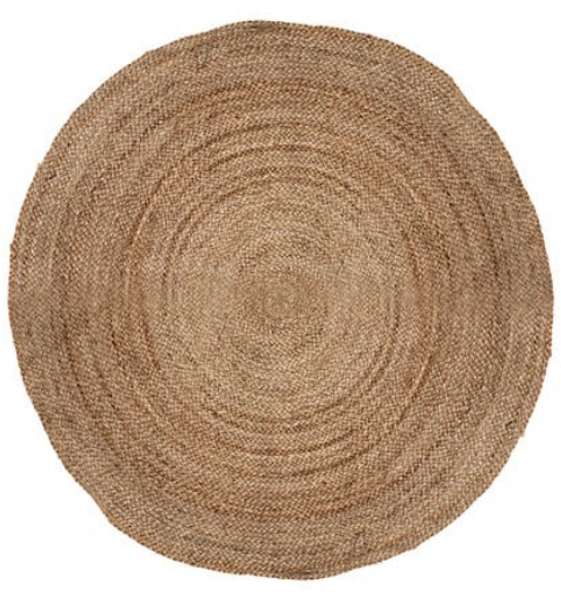 Rond jute vloerkleed Ø 120 cm – 100% natuurlijke jute, 0,5 cm dik