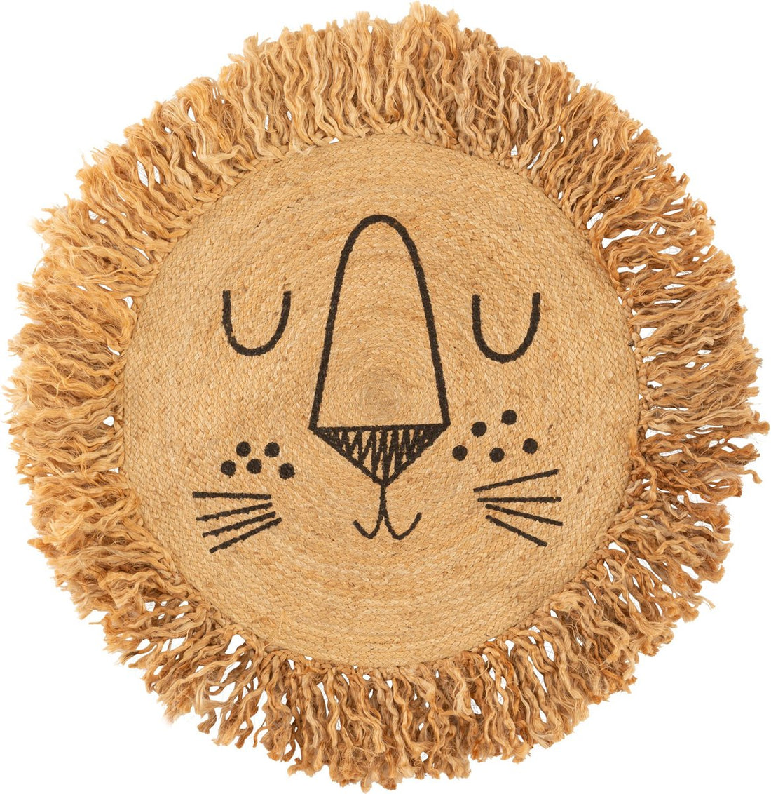Atmosphera kids rug Lion - Dia 90 cm - Jute
