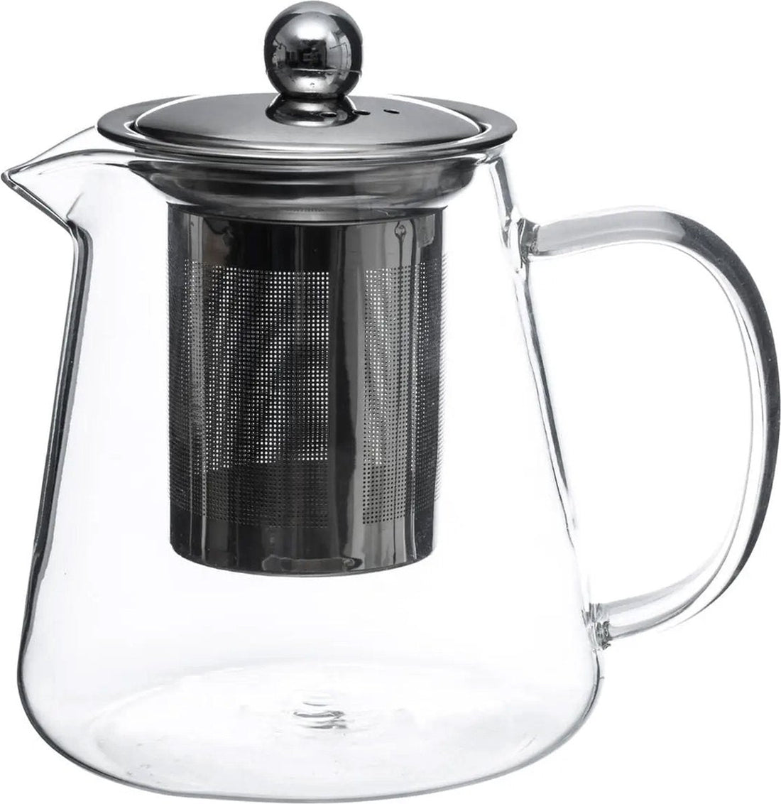 Secret de Gourmet - Theepot - glas/rvs - met filter - 800 ml