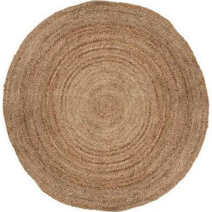 Tapis en jute 120cm | Tapis rond | Tapis naturel | Tapis bohème