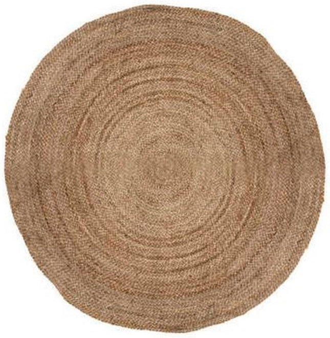 Tapis en jute 120cm | Tapis rond | Tapis naturel | Tapis bohème
