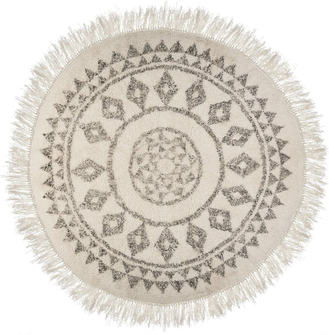 Atmosphera Tapis rond 120 cm motifs géométriques - tapis - magnifiques tapis ronds - style bohème