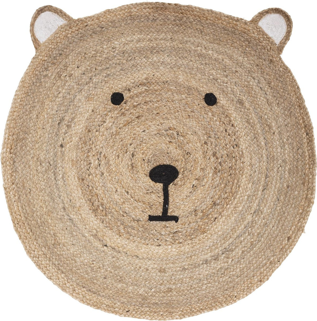 Atmosphera Kids Jute Vloerkleed beer - Dia 100 cm - Kinderkamer
