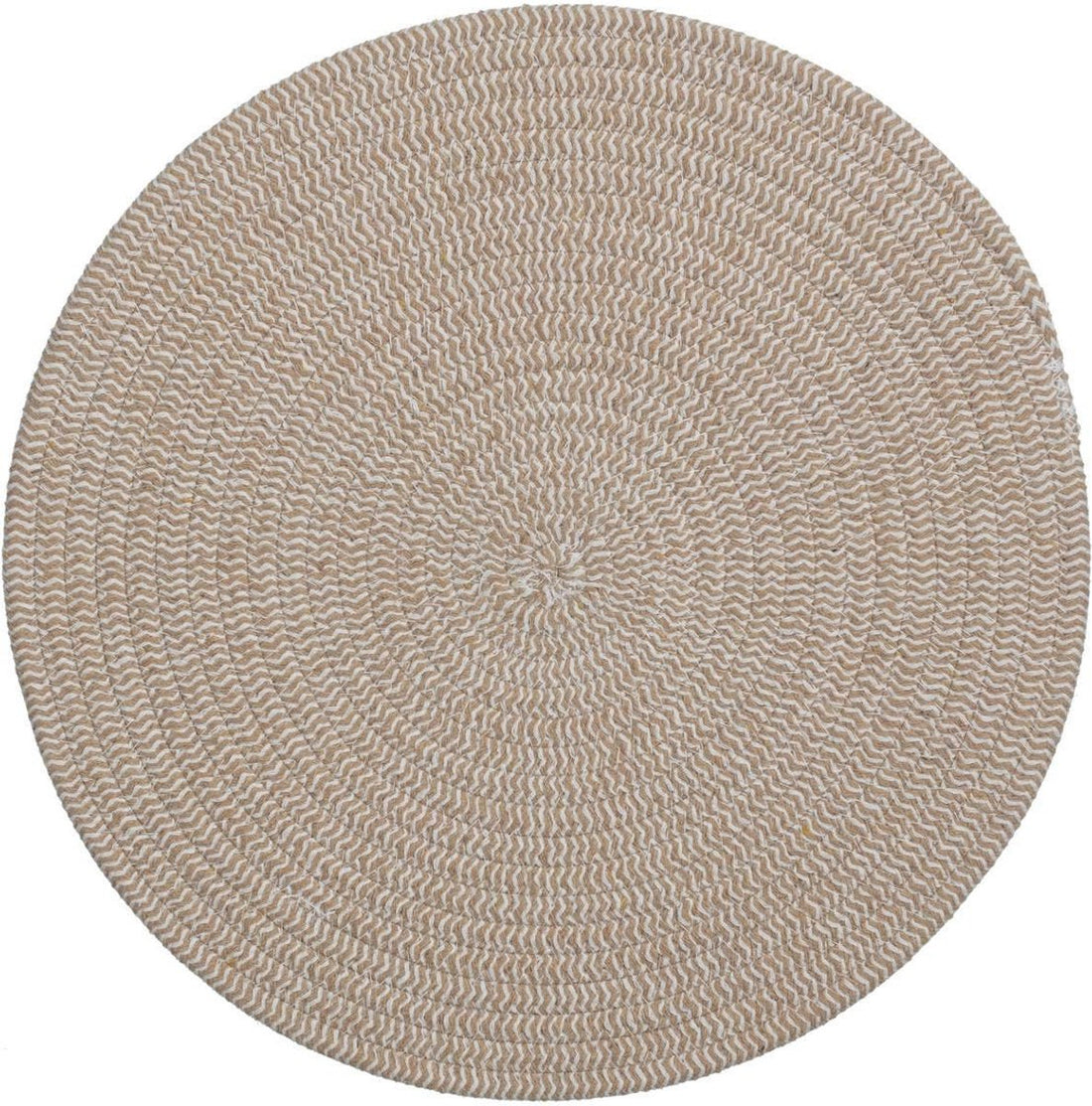 Secret de Gourmet ronde placemat taupe – katoen, Ø 38 cm