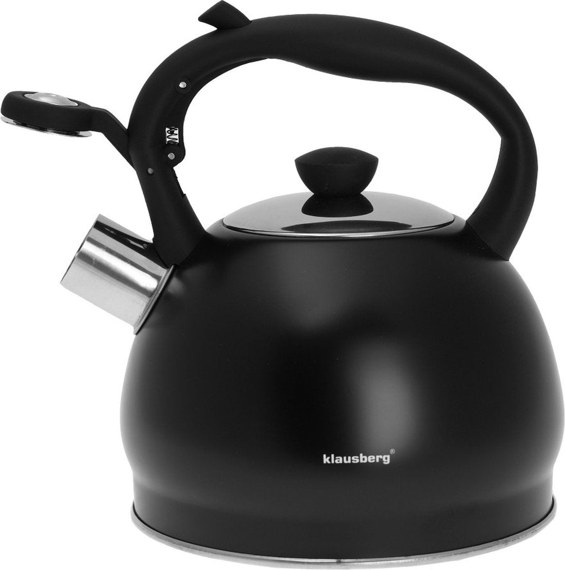 Klausberg 7428 - Flötenkessel - Edelstahl - 2 Liter - schwarz
