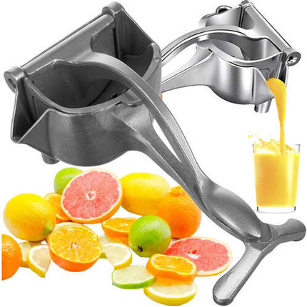 Handmatige fruit- en citruspers - solide pers voor sinaasappel-, citroen- en grapefruitsap, roestvrij staal en efficiënt!