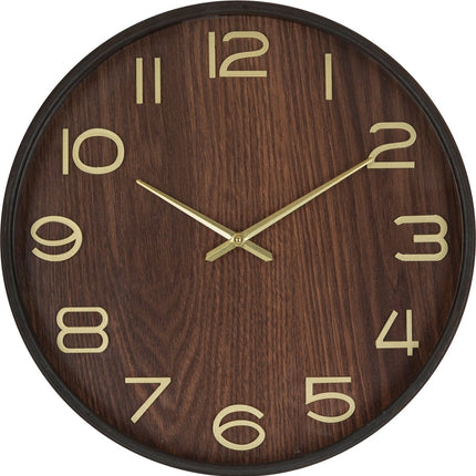 Atmosphera Horloge Ivana Ø38x5cm - Marron