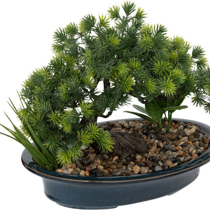 Plante artificielle en pot, bonsaï, 25 cm