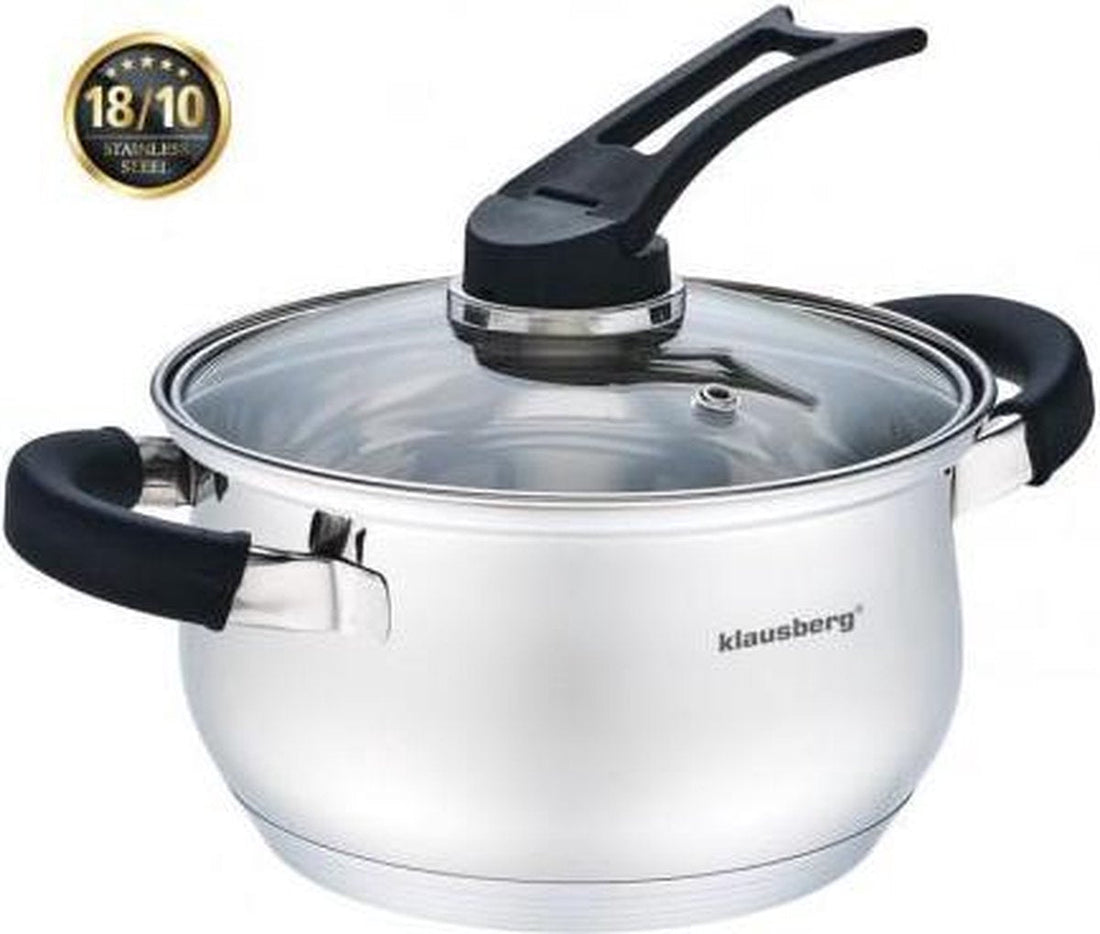 Klausberg KB-7223 kookpan - 5,8L – rvs – alle warmtebronnen
